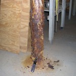 Rotted support post